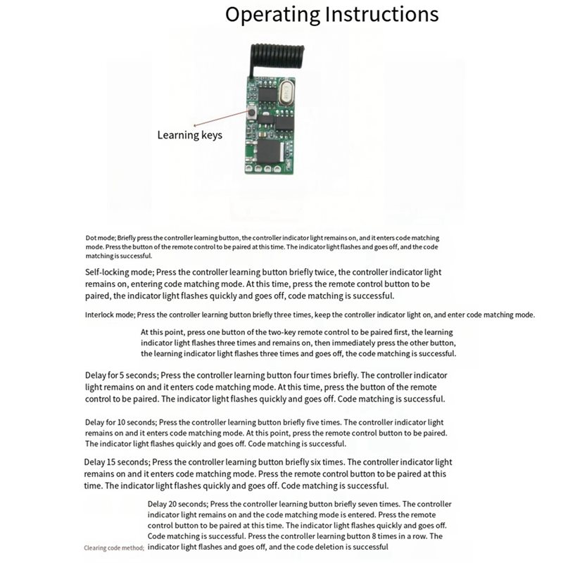 Hot-For RF Switch Controller+  - огляд і ціна 433Mhz Receiver Module