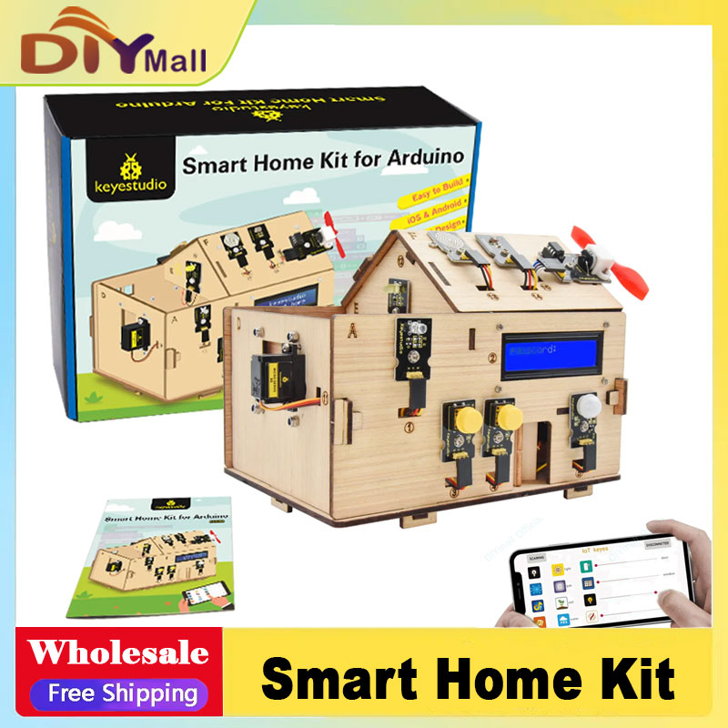 Keyestudio Smart IoT Home Kit  - огляд і ціна Home Automation Diy Projects