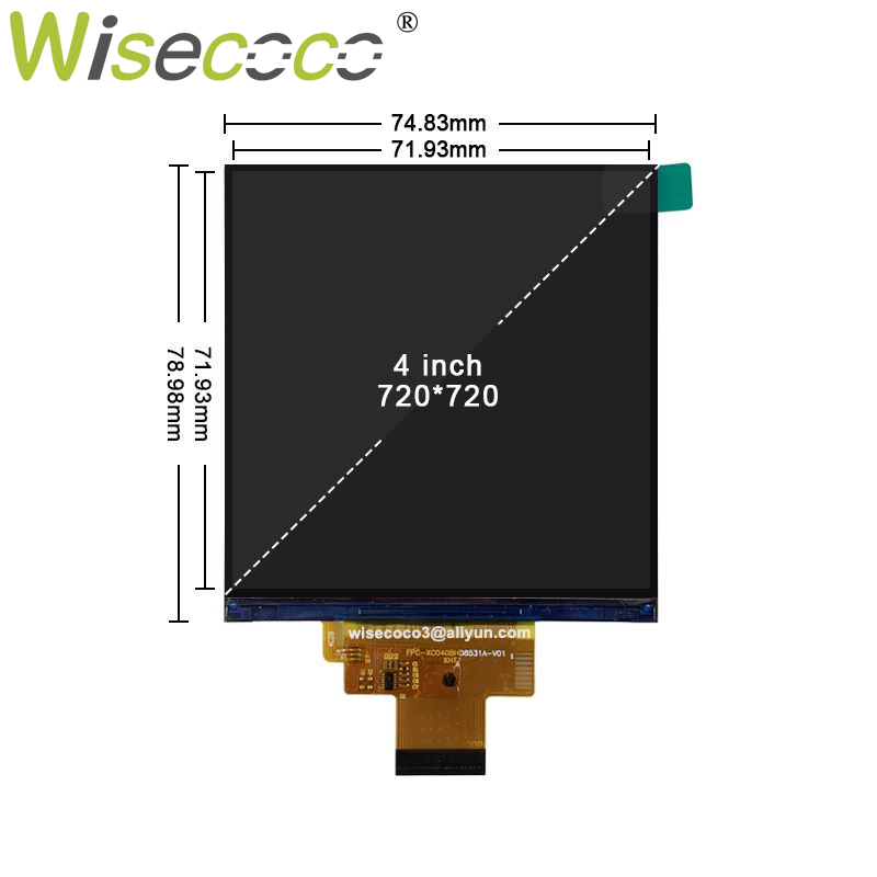 Wisecoco 4 Inch 720x720 LCD Di - огляд і ціна Home Automation Raspberry Pi