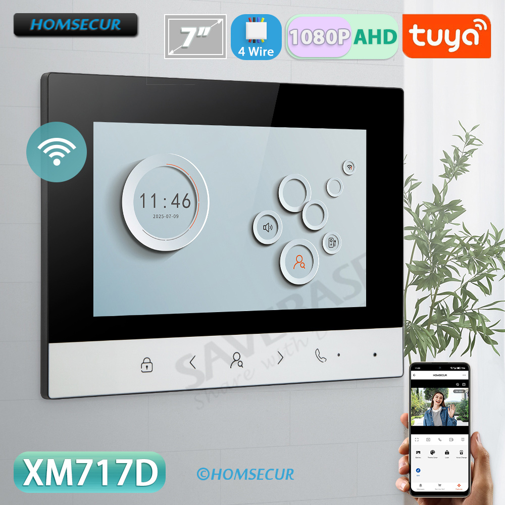 Tuya Smart WIFI Indoor Monitor - огляд і ціна Smart Doorbell Wired