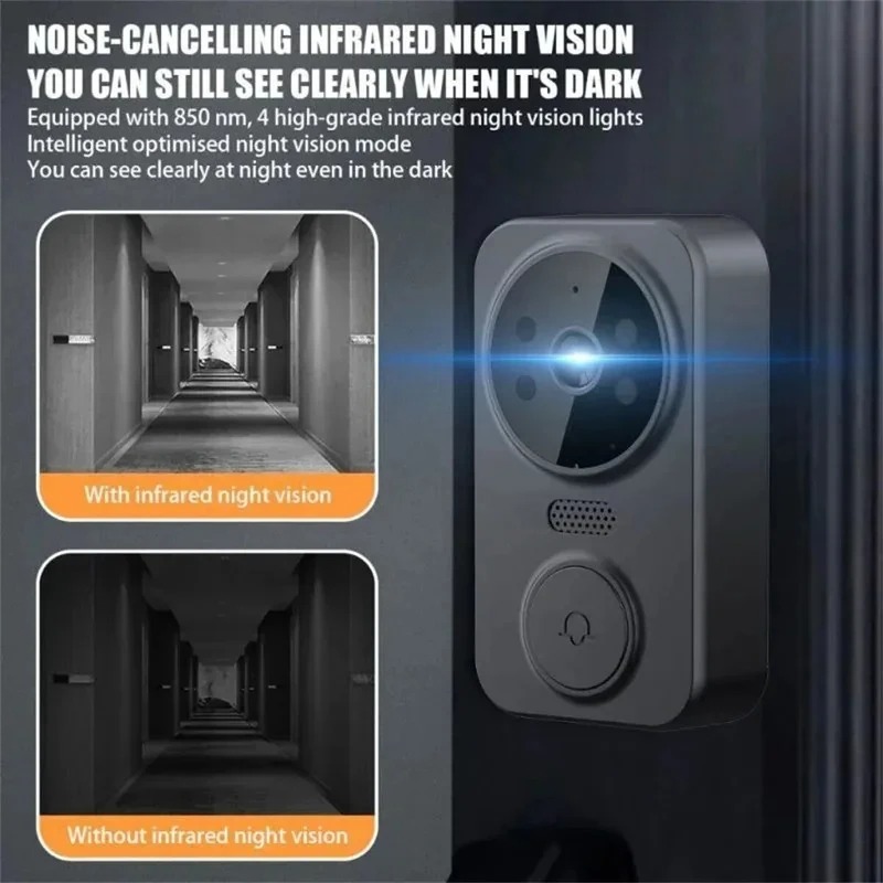 M8 Smart Visual Doorbell WiFi  - огляд і ціна Smart Doorbell Wired