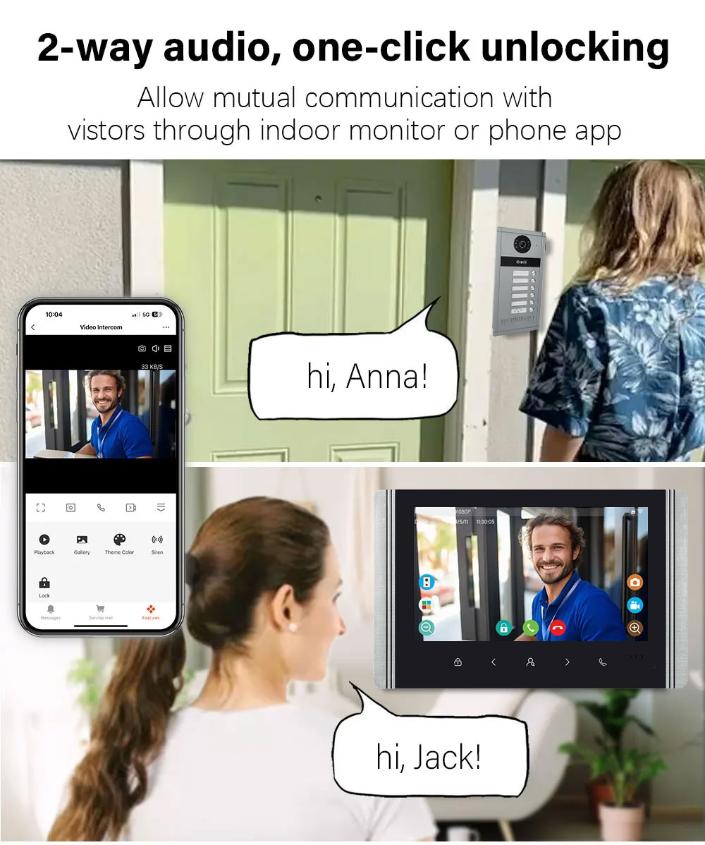 1080P Tuya Smart Video Doorpho - огляд і ціна Smart Doorbell Wired