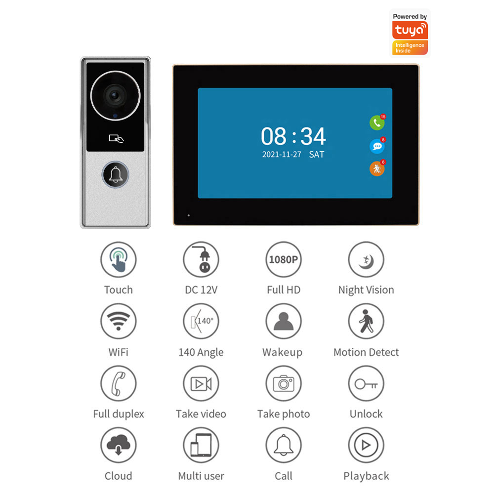 Wifi Video Doorbell System 108 - огляд і ціна Smart Doorbell Wired