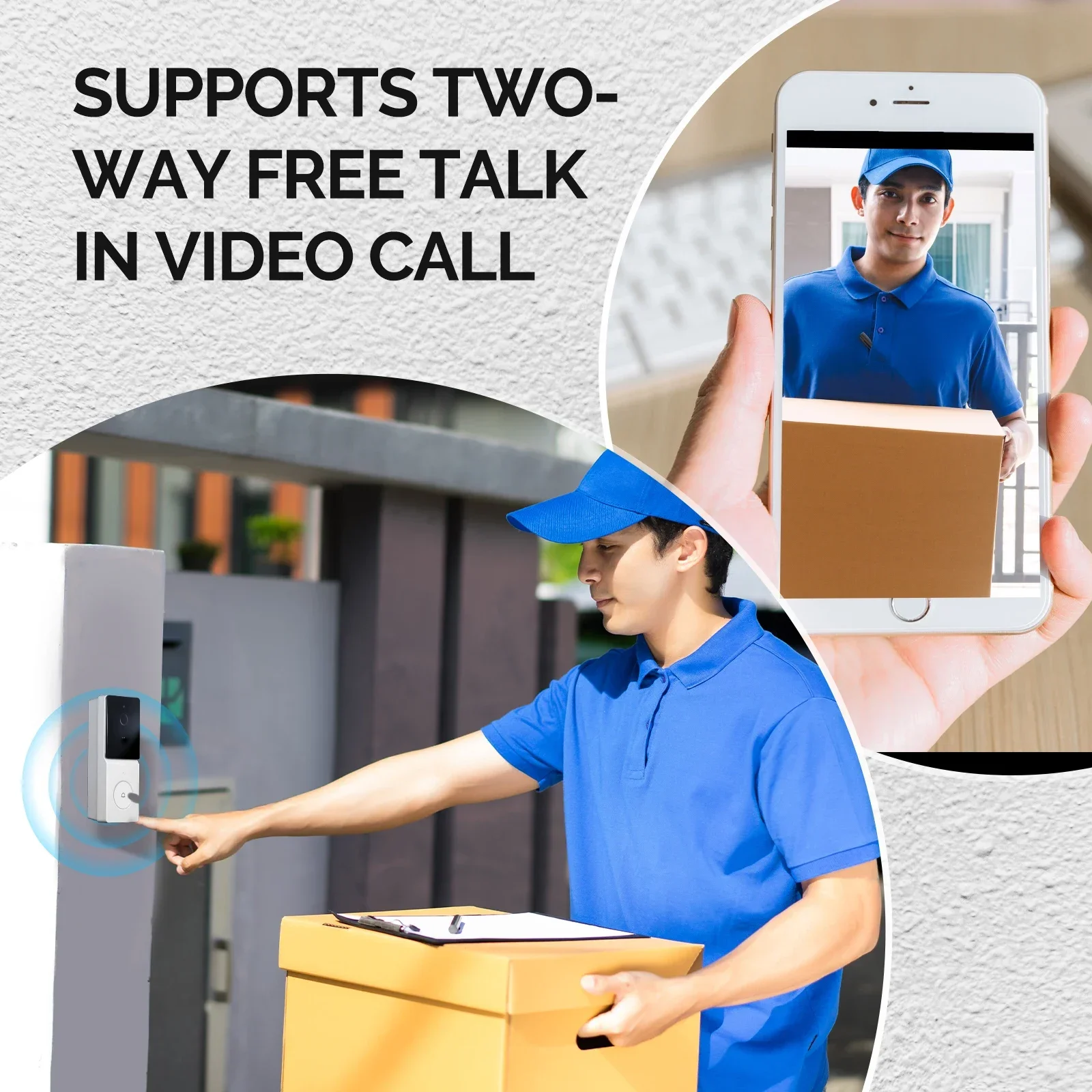 MOES Tuya Smart WiFi Video Doo - огляд і ціна Smart Doorbell Wired